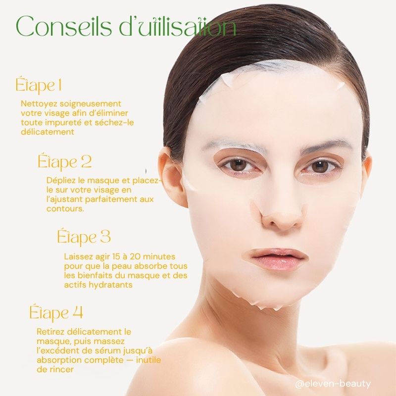 Masque en tissu Camomille