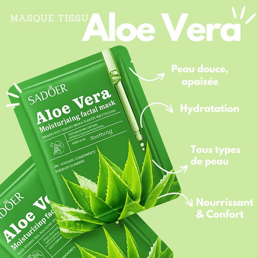 Masque tissu Aloe Vera apaisant et confort