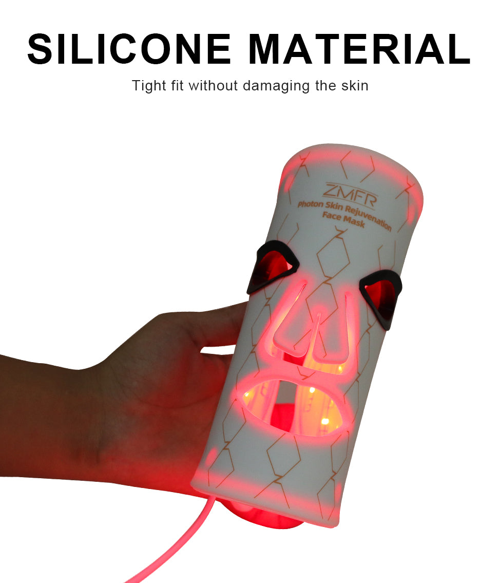 Soin esthétique masque avec LED