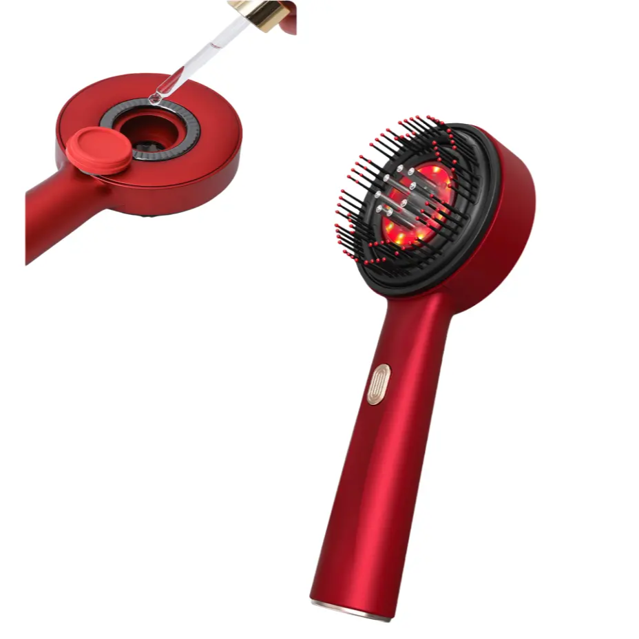 Brosse massante rechargeable cuir chevelu