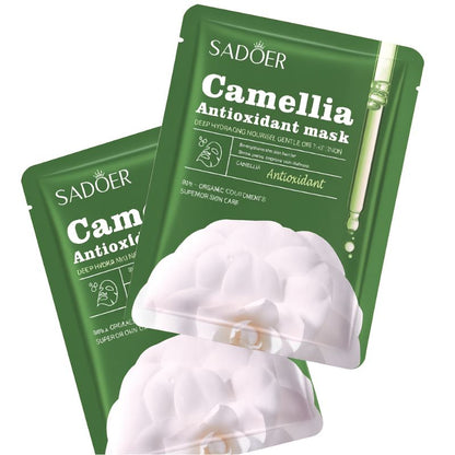 Masque tissu Camélia hydratant et régénérent