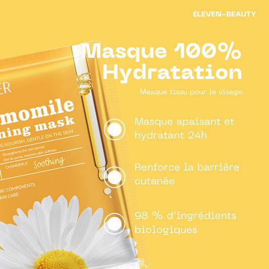 Masque en tissu Camomille