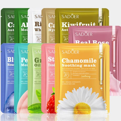 Masque en tissu Camomille