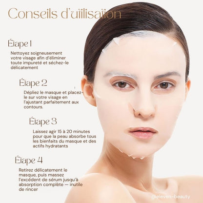 Masque tissu Camélia hydratant et régénérent