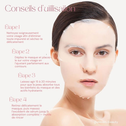 Masque tissu Roses éclat et hydratation