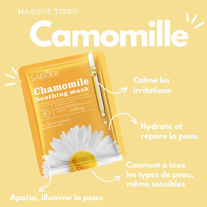 Masque en tissu Camomille