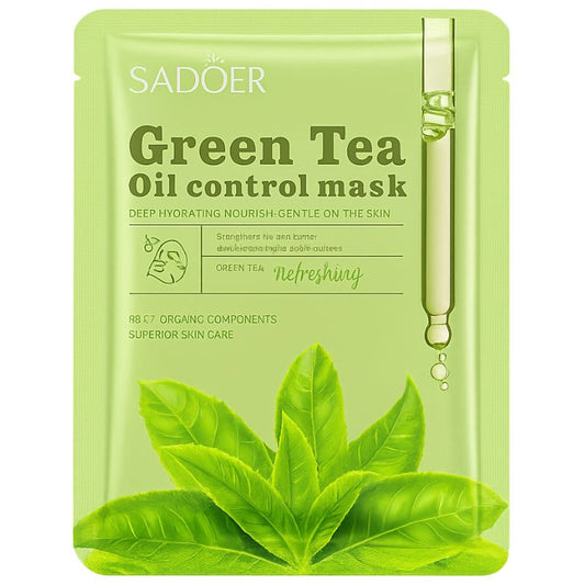 Masque tissu Thé Vert Purifie et Hydrate