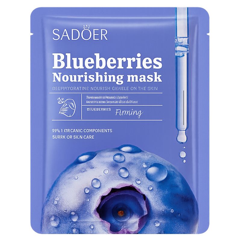 Masque tissu Myrtilles antioxydant et hydratant