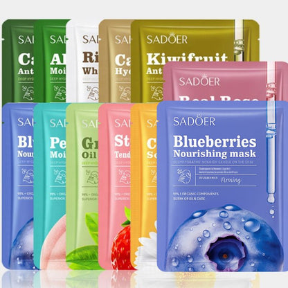 Masque tissu Myrtilles antioxydant et hydratant