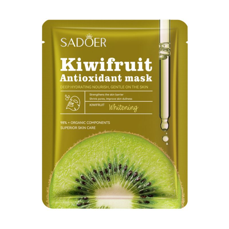 Masque Tissu Kiwi Hydratant et Antioxydant