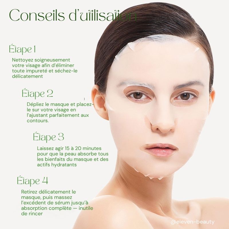 Masque tissu Aloe Vera apaisant et confort