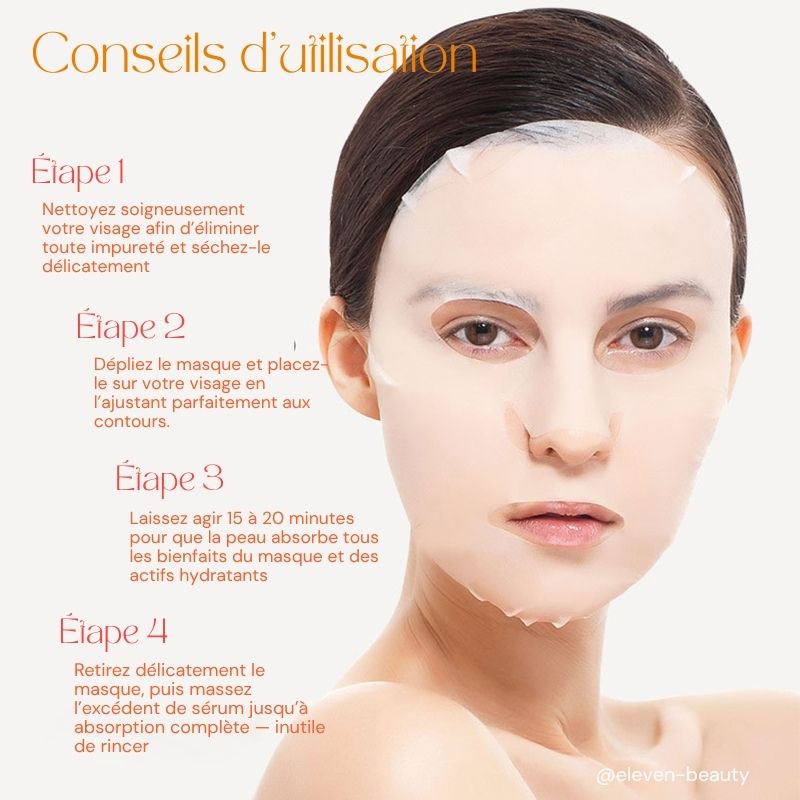 Masque tissu Calendula réparateur et apaisant