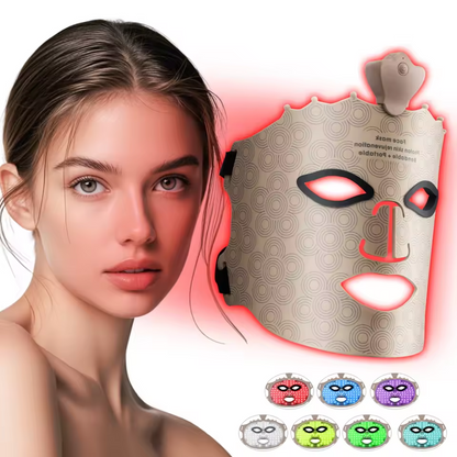 Masque LED visage Anti-âge Luminothérapie